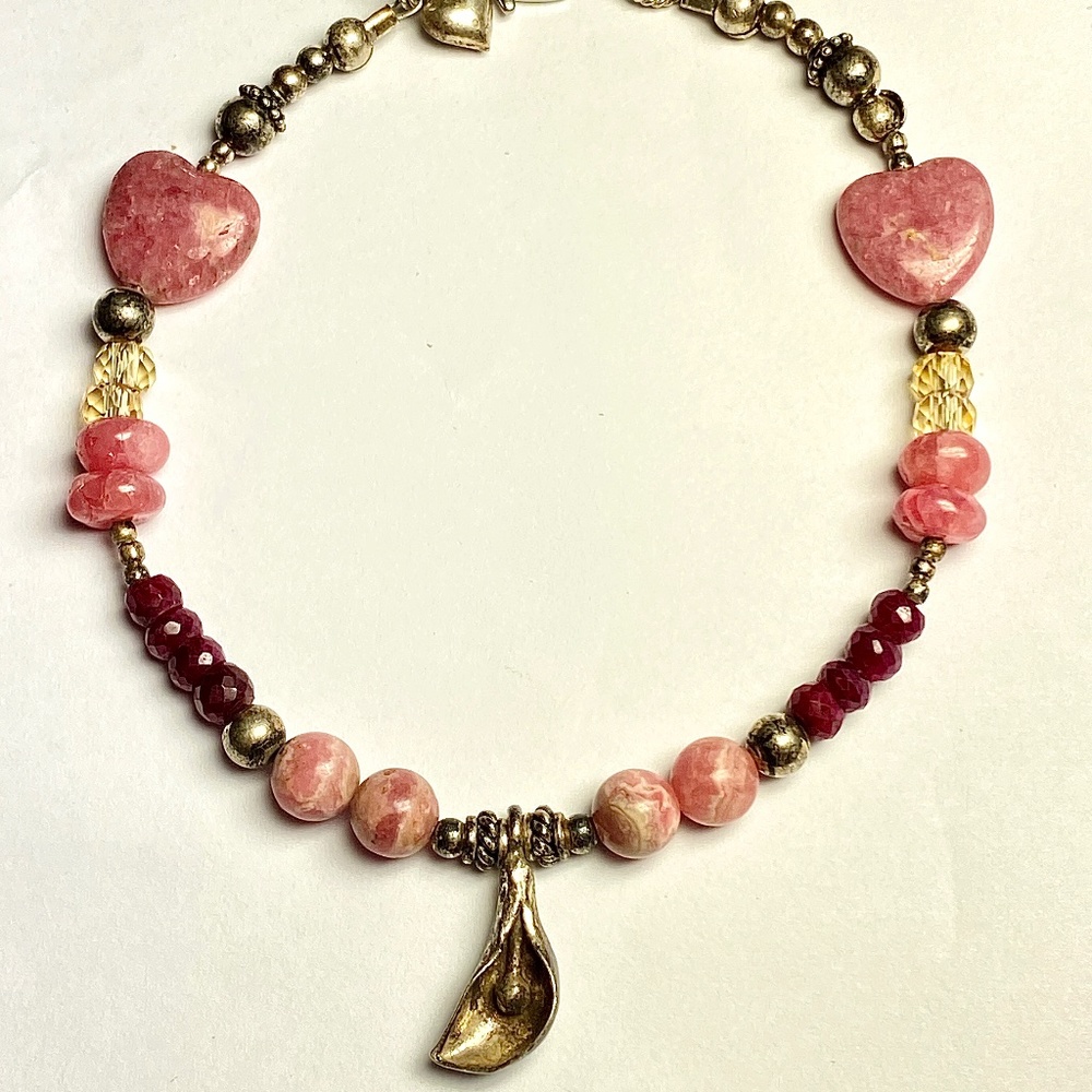 Handmade gemstone bracelet